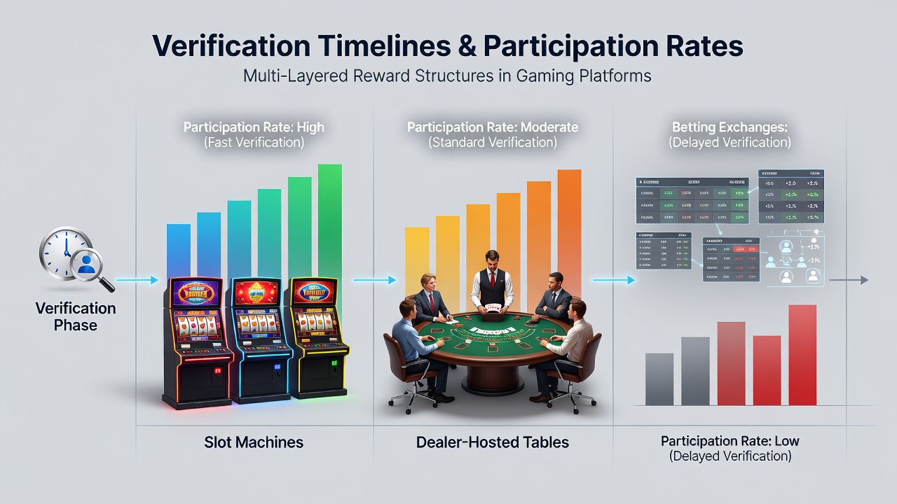 Verification process timelines affecting reward participation rates in casino environments