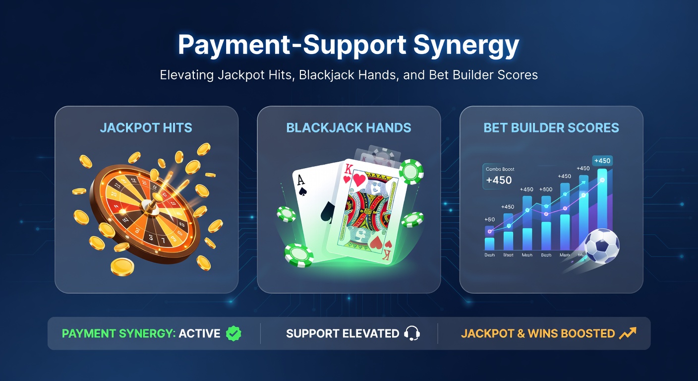 Close-up of a live blackjack table with overlaid payment confirmation screens and support chat bubbles, illustrating real-time integration during gameplay